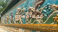 北京北海公园九龙壁