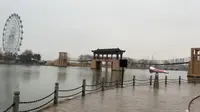 江苏省盐城市阜宁县马家荡风景区，免费停车，免门票
