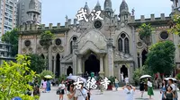 湖北武汉，古德寺，充满异域风情的寺庙，建筑风格独一无二