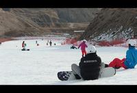 兰州安宁滑雪场开门喽，快点去滑