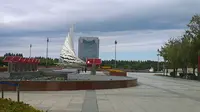 实拍大庆市铁人广场，学习铁人精神，弘扬大庆精神