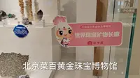 北京菜百黄金珠宝博物馆参观游览记录【2023.11.14记，世界珠宝矿物长廊】，北京广安门内地区，内中有中国最大的青色天河石，奇珍异宝，目不暇接！