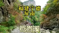 福建宁德屏南鸳鸯溪，被誉为爱侣圣地，鸳鸯故乡，中国特级景点