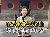 8分钟长视频，带您走进河南嵩山少林寺。