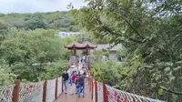 2024年国庆游览盱眙铁山寺国家森林公园，感受苏北九寨沟的神奇