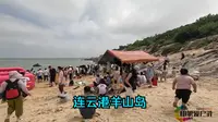 到连云港羊山岛海边游玩，景色完全不输连岛，沿海岸线揽景吹海风