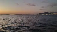 去年、坚尼地城、落日海潮
