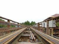 济南方特东方神画丛林飞龙木质过山车第一视角稳固无震动