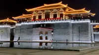 陆良县滇中健康城夜景
