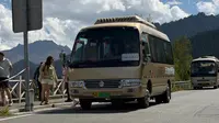 【天山天池】马牙山索道区间车双向