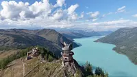 新疆喀纳斯，观鱼台。