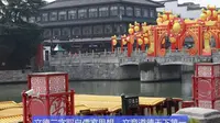 南京夫子庙文德桥-集聚文气弘扬儒家文章道德之地夫子庙旅游最佳取景地桥