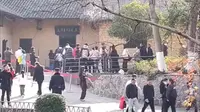 湖南韶山毛主席故居缅怀教员