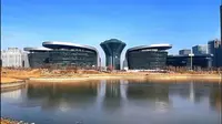 初具规模的新疆乌鲁木齐文化中心公园
