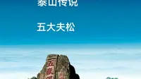 泰山传说民间故事五大夫松