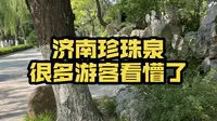 济南珍珠泉是济南三大名泉之一，却让很对游客看懵了