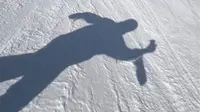嵩顶滑雪场，中级道一镜到底