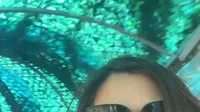 就玩一个玻璃滑道，真搞笑(游玩地点:济南，郊游名字:黄金谷，各样只能玩一个。)