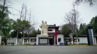 2026-01-04 航拍湖北孝感董永公园周遭