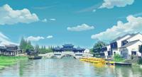 嵌在奉化与溪口之间的滕头生态旅游区，紧倚江拔、甬 滕头村 临公路，地处萧江平原，剡溪江畔。全国首批国家AAAA级旅游景区。