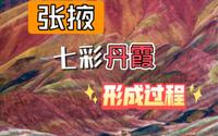 七彩丹霞-眼影盘上的颜色｜甘肃张掖七彩丹霞形成过程