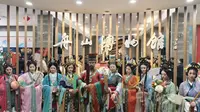 浙江舟山博物馆元宵节活动晚上随拍，和上次一样，又在这里看汉服小姐姐了！