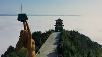 湖北竹山女娲山——传说中女娲补天的地方，美轮美奂，惊为天境！