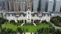 航拍贵阳花果园白宫，在白宫后面藏着一个大花园，很多人都不知道