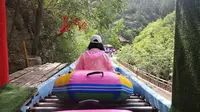 【POV.34】济南黄金谷山水画廊风景区溶洞漂流全程原速手持前方展望