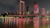夜游宁波三江口老外滩