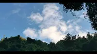 福建安溪志闽桫椤谷的天空