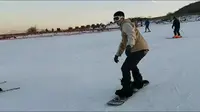 来滑雪了吼吼 青岛 恒大 丁字湾 金山滑雪场 2021.12.19