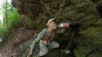 带了20位粉丝在水泉溪玩了一天