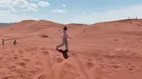 探秘新疆小众景区，全国唯一的红沙漠，就位于阿克苏的柯坪县
