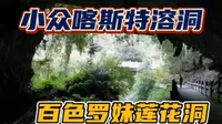 广西小众喀斯特溶洞景点，百色乐业罗妹莲花洞，有种包场的感觉！