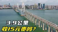 实拍湛江海湾大桥，15年前耗资12亿建成，4公里收费15元贵吗？