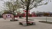 安阳殷墟博物苑之54号凹字形宫殿宗庙建筑基址