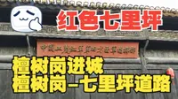 【红安县乡村进出镇道路POV】[红色七里坪]红安县檀树岗乡(25军重建地)—七里坪镇 (红四军诞生地)