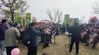 大悟四姑红叶景区举行草地音乐节