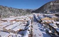 【航拍中国】中国雪乡：每年下雪超过200天