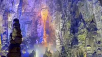 导航贵州织金洞世界地质公园游玩时间2—3h，洞内无厕所洞内温度低，地面湿滑，记得带薄外套 ，穿舒适运动鞋游玩顺序：观光车—织金洞—观光车—大峡谷