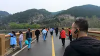 2026.03.30 洛阳龙门石窟景区出口撤离景区