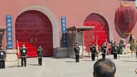 五一清徐关帝城开城门仪式