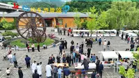 5月2日，“21°的夏天·清凉宁陕”筒车湾镇旅游推介暨漂流“玩转山水 争霸挑战赛”在宁陕县筒车湾休闲景区漂流广场隆重举行。