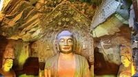 世界遗产彬县大佛寺：大佛窟 高20米的阿弥陀佛