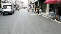 国庆汕头小公园镇邦美食街全过程
