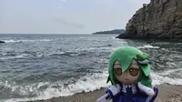 【大连海之韵公园】和东风谷早苗一起在晨曦沙滩看大海！