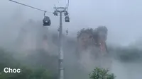 张家界天子山索道（上山）【视频2x倍速处理】