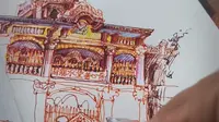速写汕头存心善堂水龙局
