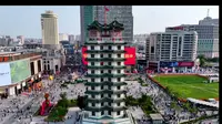 《二七纪念塔精剪航拍》